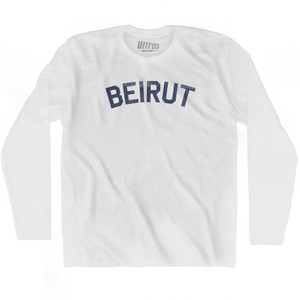 BEIRUT Adult Cotton Long Sleeve T-shirt by Ultras BEIRUT Adult Cotton Long Sleeve T-shirt by Ultras