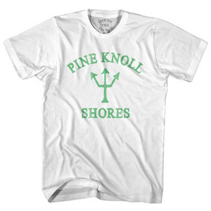 Pine Knoll Shores Emerald Art Trident Womens Cotton Junior Cut T-Shirt by Ultras Pine Knoll Shores Emerald Art Trident Womens Cotton Junior Cut T-Shirt by Ultras