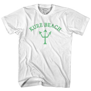 North Carolina Kure Beach Emerald Art Trident Adult Cotton T-Shirt by Ultras North Carolina Kure Beach Emerald Art Trident Adult Cotton T-Shirt by Ultras