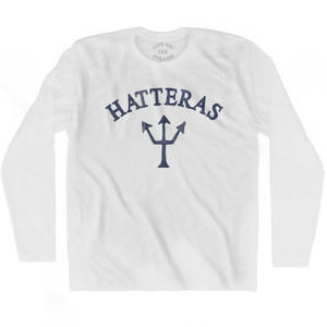 North Carolina Hatteras Trident Adult Cotton Long Sleeve T-Shirt by Ultras North Carolina Hatteras Trident Adult Cotton Long Sleeve T-Shirt by Ultras