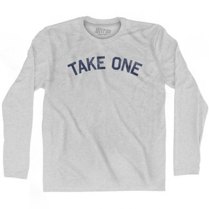 Take One Adult Cotton Long Sleeve T-Shirt by Ultras
