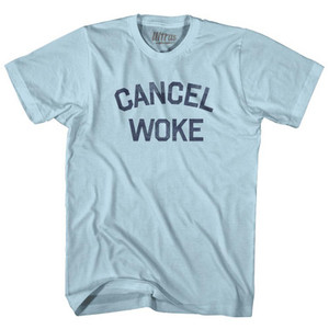 Cancel Woke Adult Cotton T-Shirt by Ultras