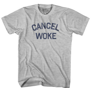 Cancel Woke Adult Cotton T-Shirt by Ultras