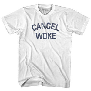 Cancel Woke Adult Cotton T-Shirt by Ultras
