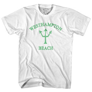 New York Westhampton Beach Emerald Art Trident Adult Cotton T-Shirt by Ultras New York Westhampton Beach Emerald Art Trident Adult Cotton T-Shirt by Ultras