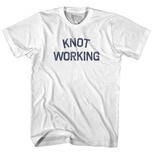 Knot Working Womens Cotton Junior Cut T-Shirt by Ultras