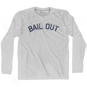 Bail Out Adult Cotton Long Sleeve T-Shirt by Ultras