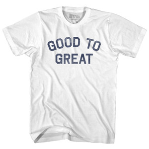 Good To Great Womens Cotton Junior Cut T-Shirt - White