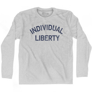 Individual Liberty Adult Cotton Long Sleeve T-Shirt by Ultras Individual Liberty Adult Cotton Long Sleeve T-Shirt by Ultras