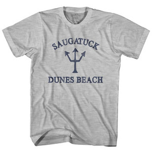 Michigan Saugatuck Dunes Beach Trident Adult Cotton T-Shirt by Life on the Strand Michigan Saugatuck Dunes Beach Trident Adult Cotton T-Shirt by Life on the Strand
