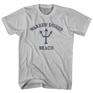 Michigan Warren Dunes Beach Trident Adult Cotton T-Shirt by Life on the Strand Michigan Warren Dunes Beach Trident Adult Cotton T-Shirt by Life on the Strand