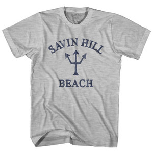 Massachusetts Savin Hill Beach Trident Adult Cotton T-Shirt by Life on the Strand