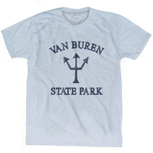 Michigan Van Buren State Park Trident Adult Tri-Blend T-Shirt by Life on the Strand