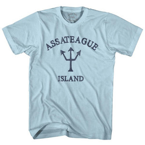 Maine Assateague Island Trident Adult Cotton T-Shirt by Life on the Strand Maine Assateague Island Trident Adult Cotton T-Shirt by Life on the Strand