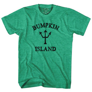 Massachusetts Bumpkin Island Trident Adult Tri-Blend T-Shirt by Life on the Strand