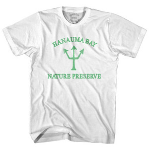 Hawaii Hanauma Bay Nature Preserve Trident Adult Cotton T-Shirt by Ultras