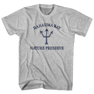 Hawaii Hanauma Bay Nature Preserve Trident Adult Cotton T-Shirt by Ultras