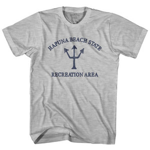 Hawaii Hapuna Beach State Recreation Area Trident Adult Cotton T-Shirt - Grey Heather Hawaii Hapuna Beach State Recreation Area Trident Adult Cotton T-Shirt - Grey Heather