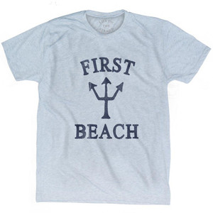 Guam First Beach Trident Adult Tri-Blend T-Shirt by Ultras Guam First Beach Trident Adult Tri-Blend T-Shirt by Ultras