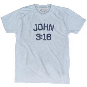 John 3:16 Adult Tri-Blend T-Shirt by Ultras