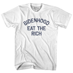 Bidenhood Eat The Rich Adult Cotton T-Shirt by Ultras Bidenhood Eat The Rich Adult Cotton T-Shirt by Ultras