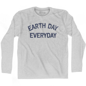 Earth Day Everyday Adult Cotton Long Sleeve T-Shirt by Ultras Earth Day Everyday Adult Cotton Long Sleeve T-Shirt by Ultras