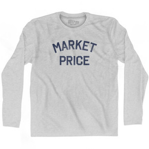 Market Price Adult Cotton Long Sleeve T-shirt by Ultras