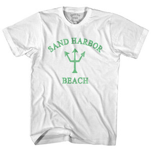 Nevada Sand Harbor Beach Emerald Art Trident Adult Cotton T-Shirt by Ultras Nevada Sand Harbor Beach Emerald Art Trident Adult Cotton T-Shirt by Ultras