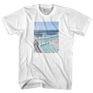 Bondi Icebergs Clubb Sydney Australia Adult Cotton T-Shirt by Ultras