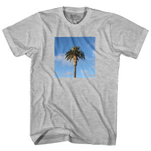 Palm Tree Blue Sky Womens Cotton Junior Cut T-Shirt by Ultras Palm Tree Blue Sky Womens Cotton Junior Cut T-Shirt by Ultras