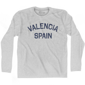 Valencia Spain Adult Cotton Long Sleeve T-Shirt by Ultras