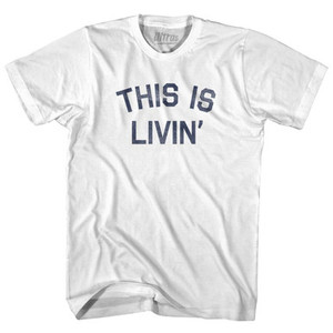 This Is Livin Womens Cotton Junior Cut T-Shirt by Ultras This Is Livin Womens Cotton Junior Cut T-Shirt by Ultras