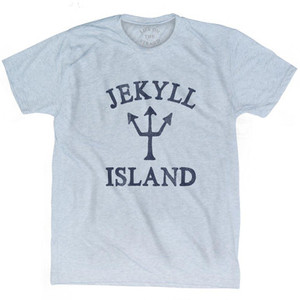 Georgia Jekyll Island Trident Adult Tri-Blend T-Shirt by Ultras Georgia Jekyll Island Trident Adult Tri-Blend T-Shirt by Ultras