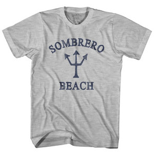 Florida Sombrero Beach Trident Adult Cotton T-Shirt by Ultras Florida Sombrero Beach Trident Adult Cotton T-Shirt by Ultras