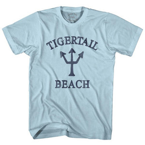 Florida Tigertail Beach Trident Adult Cotton T-Shirt by Ultras