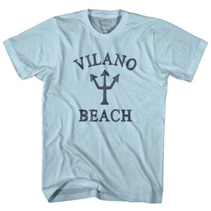 Florida Vilano Beach Trident Adult Cotton T-Shirt by Ultras