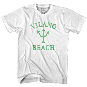 Florida Vilano Beach Trident Adult Cotton T-Shirt by Ultras