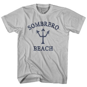 Florida Sombrero Beach Trident Adult Cotton T-Shirt by Ultras