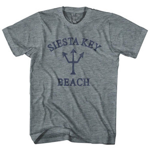 Florida Siesta Key Beach Adult Tri-Blend T-Shirt by Ultras Florida Siesta Key Beach Adult Tri-Blend T-Shirt by Ultras