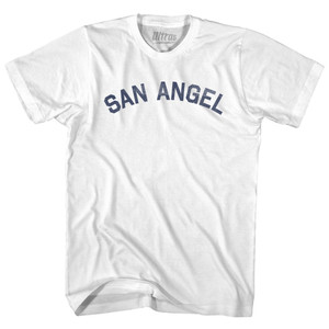San Angel Womens Cotton Junior Cut T-Shirt - White