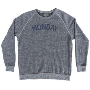 Monday Adult Tri-Blend Sweatshirt by Ultras