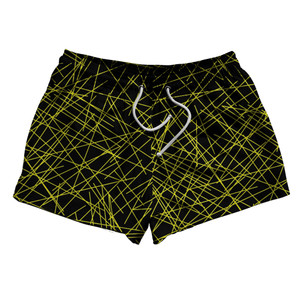 Laser Show 2.5" Swim Shorts Made in USA - Bright Yellow Laser Show 2.5" Swim Shorts Made in USA - Bright Yellow