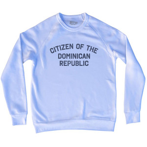 Citizen Of The Dominican Republic Adult Tri-Blend Sweatshirt - White Citizen Of The Dominican Republic Adult Tri-Blend Sweatshirt - White