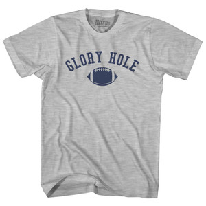 Glory Hole Football Womens Cotton Junior Cut T-Shirt Grey Heather Glory Hole Football Womens Cotton Junior Cut T-Shirt Grey Heather