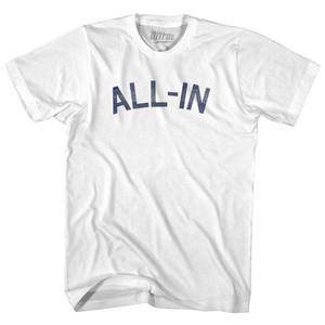 All-In Youth Cotton T-shirt - White All-In Youth Cotton T-shirt - White