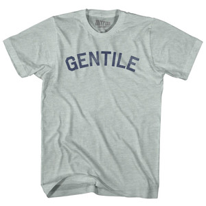 Gentile Adult Tri-Blend T-shirt - Athletic Cool Grey Gentile Adult Tri-Blend T-shirt - Athletic Cool Grey