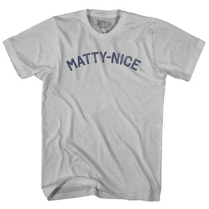 Matty-Nice Adult Cotton T-shirt - Cool Grey Matty-Nice Adult Cotton T-shirt - Cool Grey