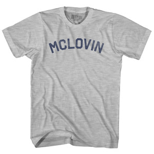 Mclovin Adult Cotton T-shirt - Grey Heather