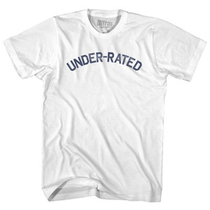 Under-Rated Adult Cotton T-shirt - White