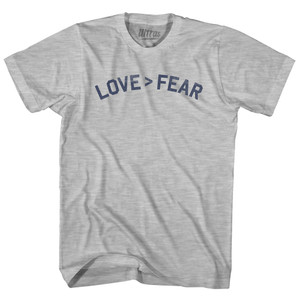 LOVE FEAR Youth Cotton T-shirt - Grey Heather LOVE FEAR Youth Cotton T-shirt - Grey Heather